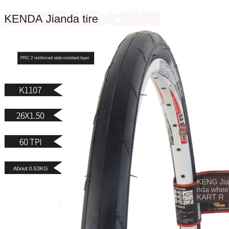 MTB Bicycle Tyre 26x1.25 26x1.5 26x1.75 26x1.95 26x2.125 26x1-38mm All Kenda26er MTB tyre Mountain Bike Tires: K1107 26 X 1.5