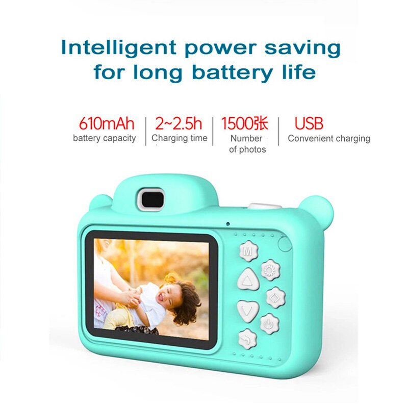 Kids Camera Waterdicht 1080P Camera Video Speelgoed Kids Cartoon Leuke Camera Fotografie Kids