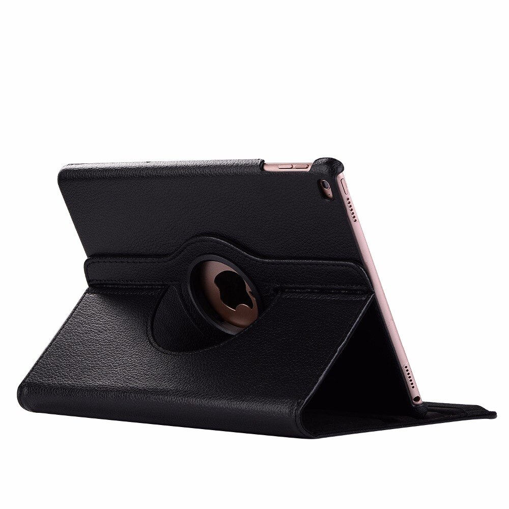 Voor Ipad 10.2 Case 7th 8th Generatie Funda 360 Graden Draaien Leather Smart Coque Voor Ipad 10.2 "A2270/a2428/A2428/A2429: black