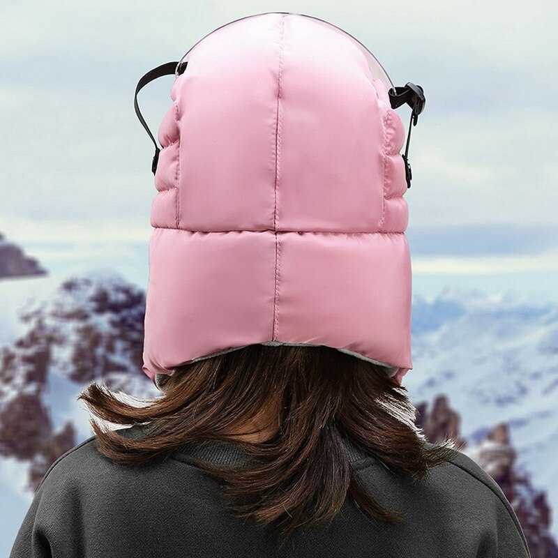 nouvelle casquette chaude hiver hommes originale hiver chapeaux pour femmes enfants imperméable à l'eau avec des lunettes Cool cagoule