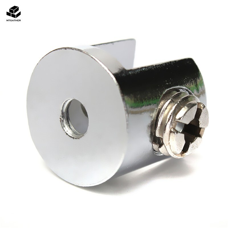 Mtgather 4 stk zinklegering lille glashylde stærk støtteklemmer beslag til glashylder 6 to 8mm tykke