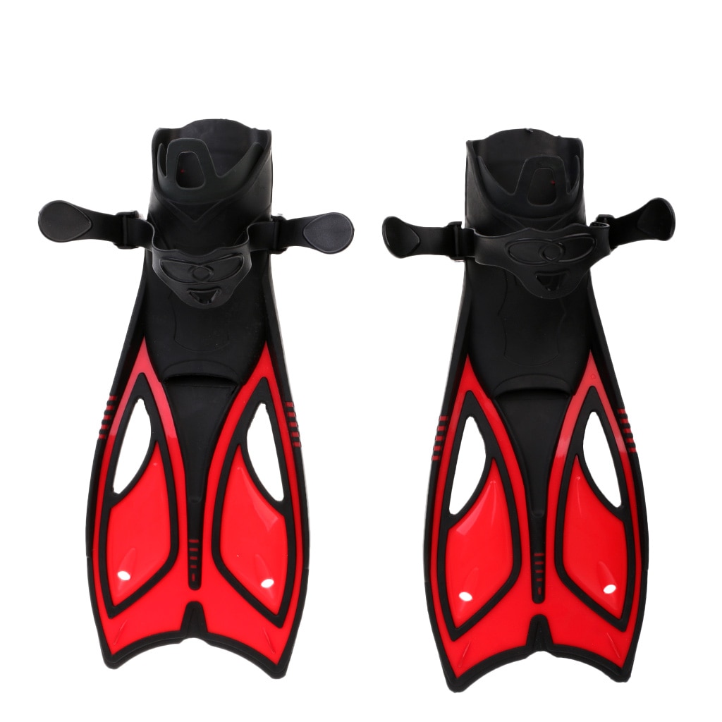 Scuba snorkel udstyr svømmefinner svømmefødder justerbart undervands sports dykkerudstyr  us 3-13