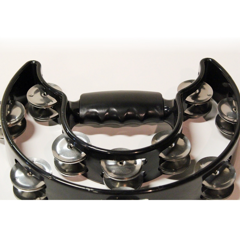Double Half Moon Tambourine Percussion Drum Plasti... Grandado