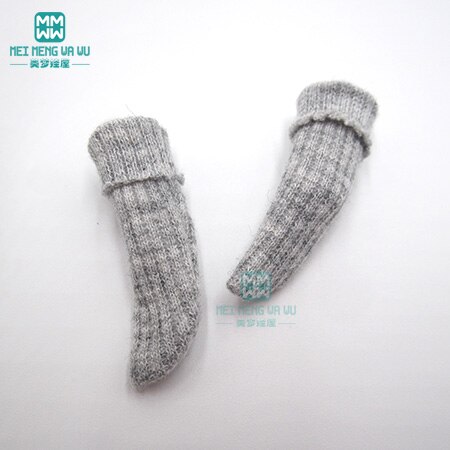 1/6 blyth Azone accesorios de ropa para muñecas calcetines de caramelo de rosa, rojo, azul, caqui: XB--XW--004--G