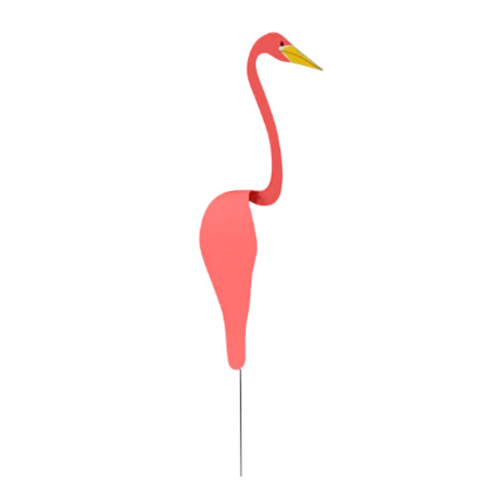 Vip 3D Tuin Flamingo Decoratie Kleurrijke Swirl Vogels: 2pcs / Rood