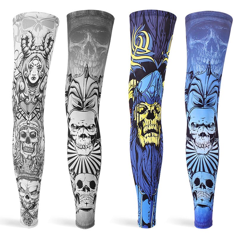 Jambières de pour hommes et femmes, protection UV, vtt, cyclisme, manches de jambe, vélo,