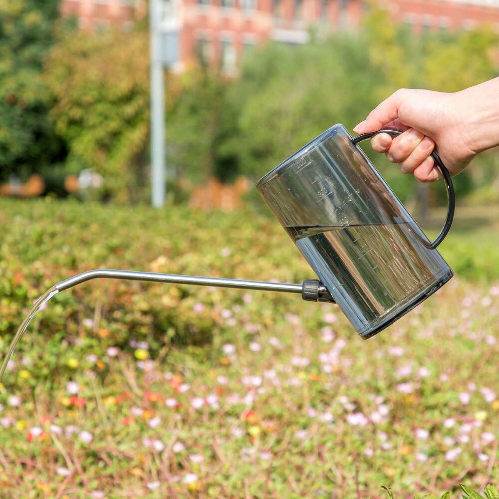 Regadera de boca larga para jardín, herramienta de riego de plantas y flores, maceta para jardinería, botella de agua, Regadera
