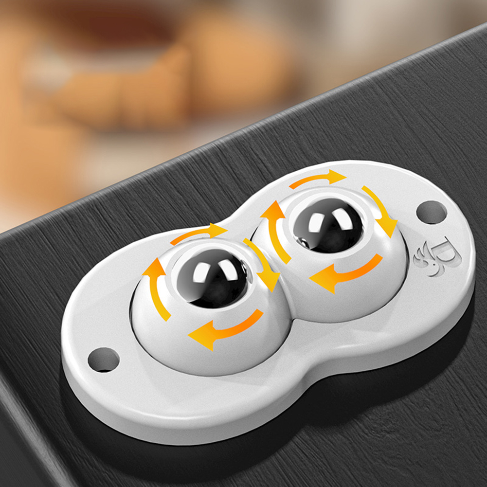 4-20pcs Self Adhesive Caster Wheels 360 Degree Load Bearing Swivel Universal Wheel Silent Non Perforated Furniture Base Roller