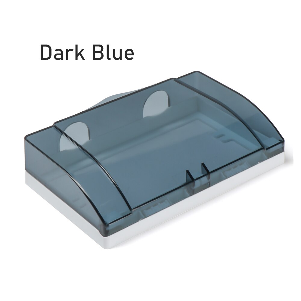 1PC 86 Typ Ochse Nagel-freies Kleber Einfügen Einfache Installation Wasserdichte Kasten Steckdose Wasserdichte Kasten Gremium Tafel schalter Schutz: dunkel Blau