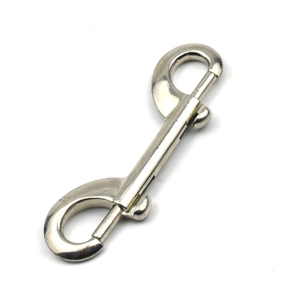 6Pcs Metal Double Ended Spring Clip Hook Quick Link Carabiner Swivel Eye Bolt Snap Diving Buckle Accessories Diving Equipment