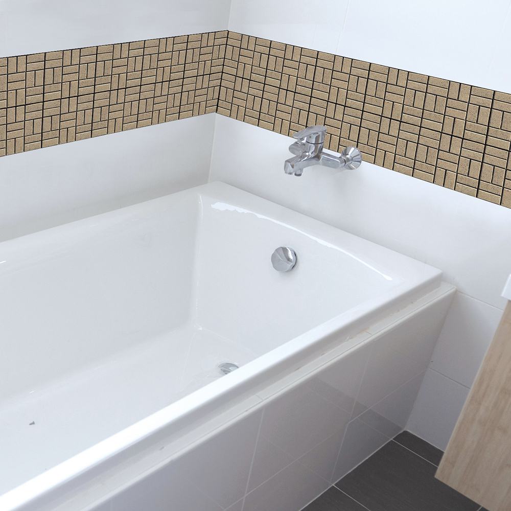 3D Grain Brick Wall Stickers Square Mosaic Stick Tile DIY Arts Crafts Making Home Decoration Material