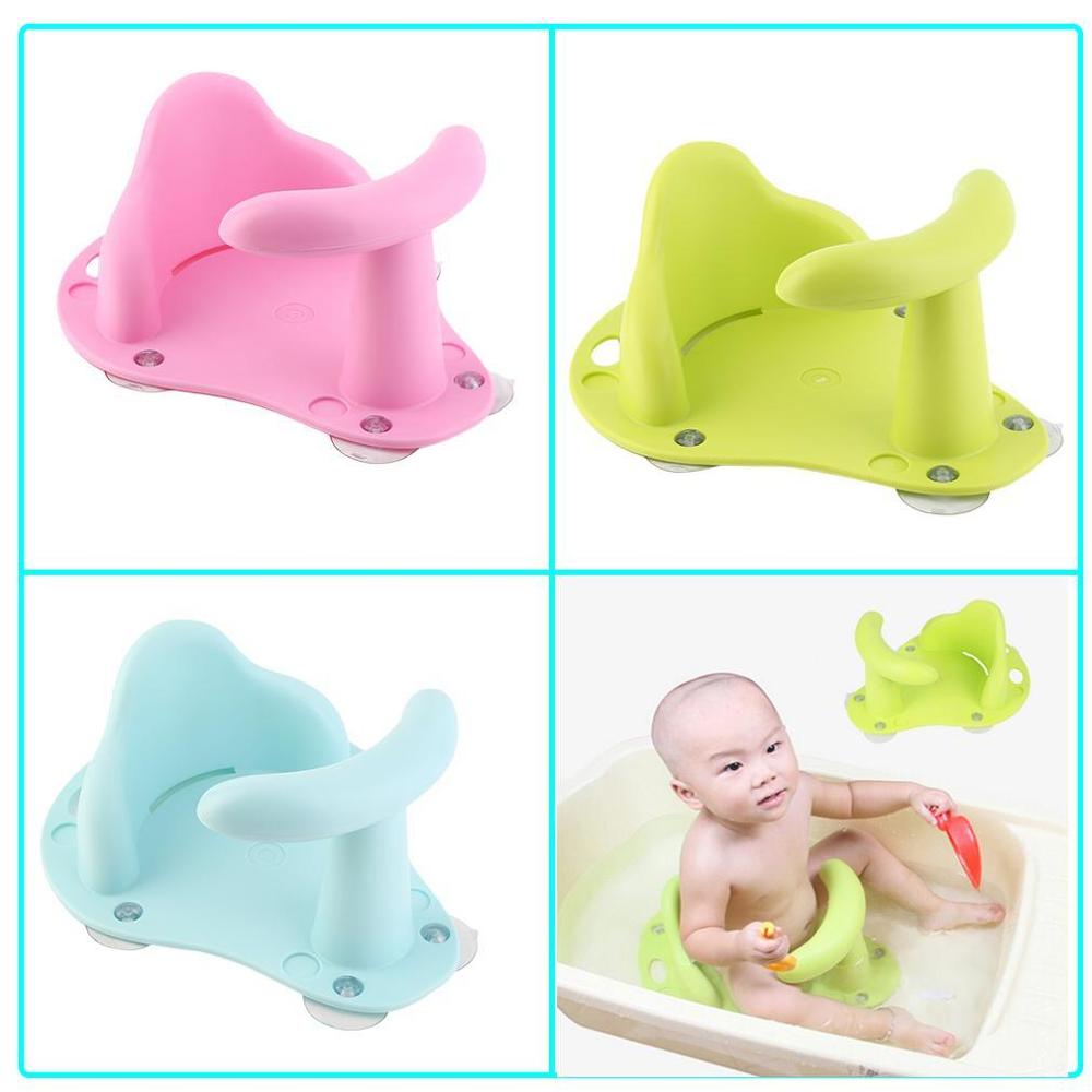 3 farve baby badekar ring sæde spædbarn barn lille barn børn skridsikker komfort komfortable baby pleje badprodukter