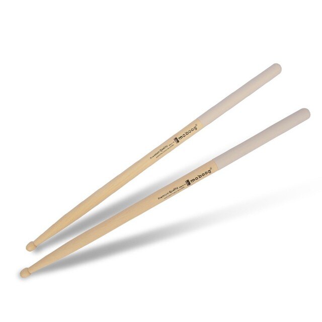 1 Paar Professionele Drum Sticks 5A Maple Hout Antislip Kleurrijke Handvat Drumsticks Percussie Muziekinstrumenten Voor Beginners