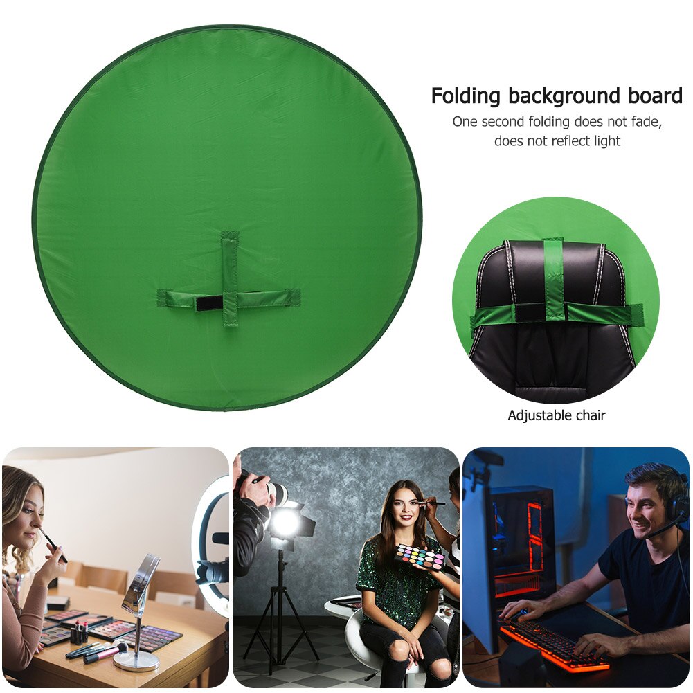 Groen Scherm Foto Achtergrond Doek Polyester Kleurverzadiging Fotografie Achtergronden Voor Live Video Studio 75/110Cm
