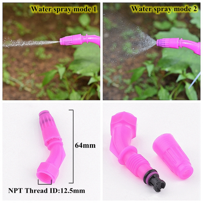 2 Stuks Landbouw Verstelbare Sproeimodus Verstuifspuit Mondstuk Tuin Gazon Irrigatie Handdruk Pesticide Spuitmond Spuitmond: Marineblauw