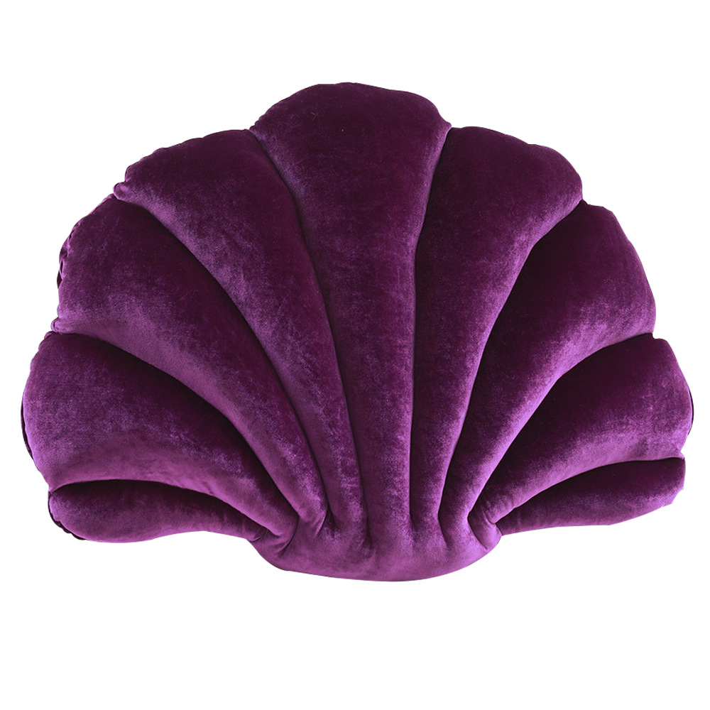 Home Bedroom Throw Pillows Soft and Comfortable Plush Shell Pillows for Home Decor and Comfortable Cushions with Logos: PURPLE / 50x50cm