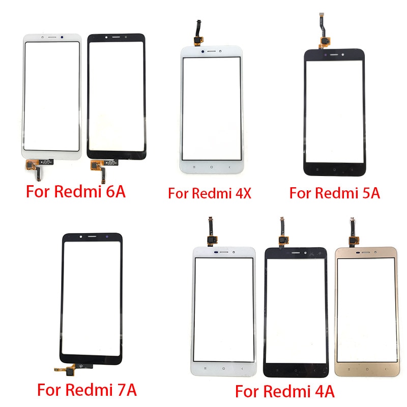 Touch Screen TouchScreen Sensor Digitizer Glass Panel replacement For Xiaomi Redmi 4A 4X 5A 6A 7A