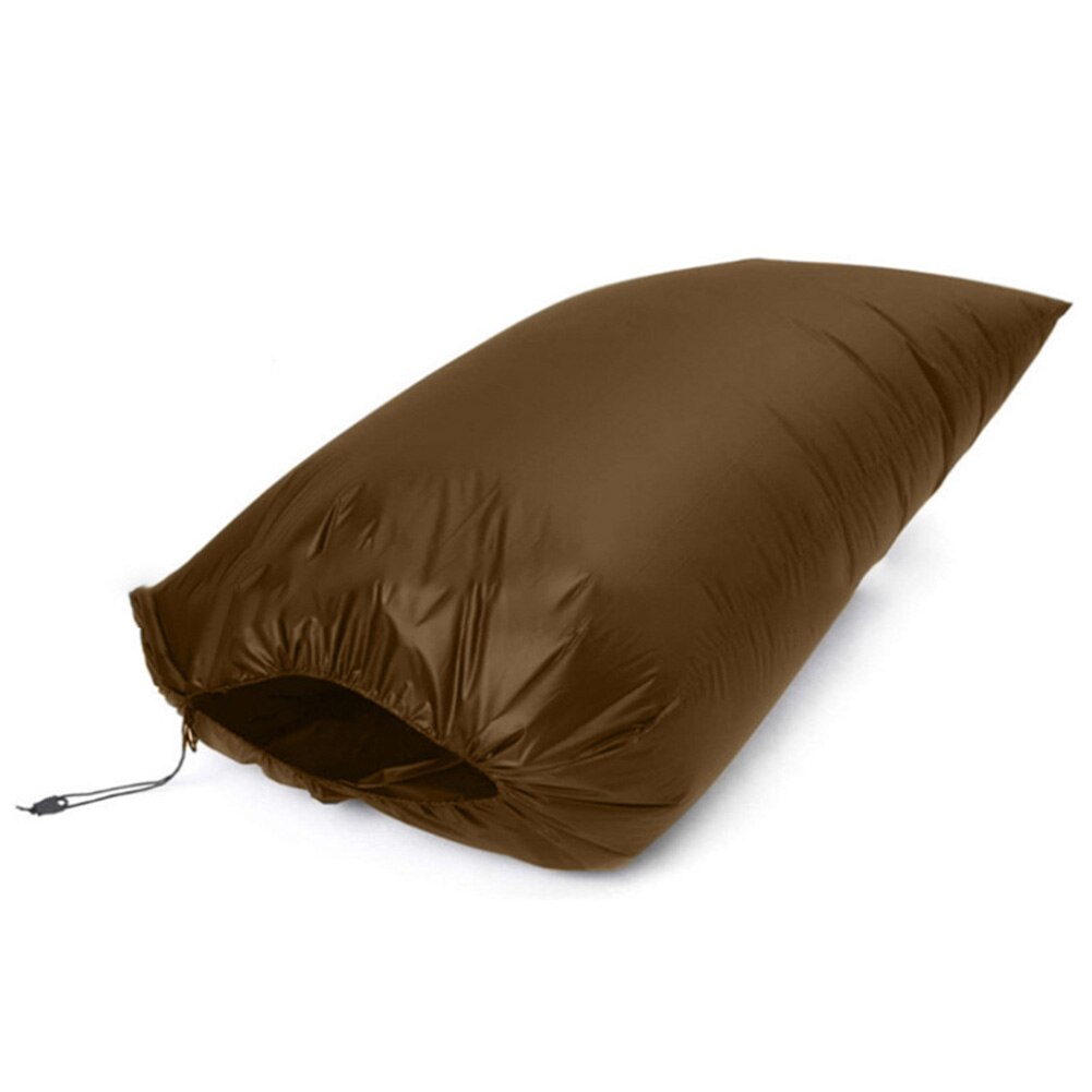 Foldable Lawn Tractor Riding Mower Leaf Storage Bag Garden Cleaning Waste Pouch: Khaki