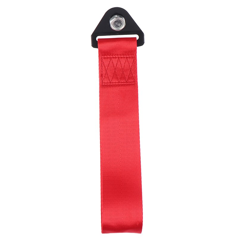 1pc Universal Towing Rope High Strength Nylon Trailer Tow Eye Strap Tow Strap: Red