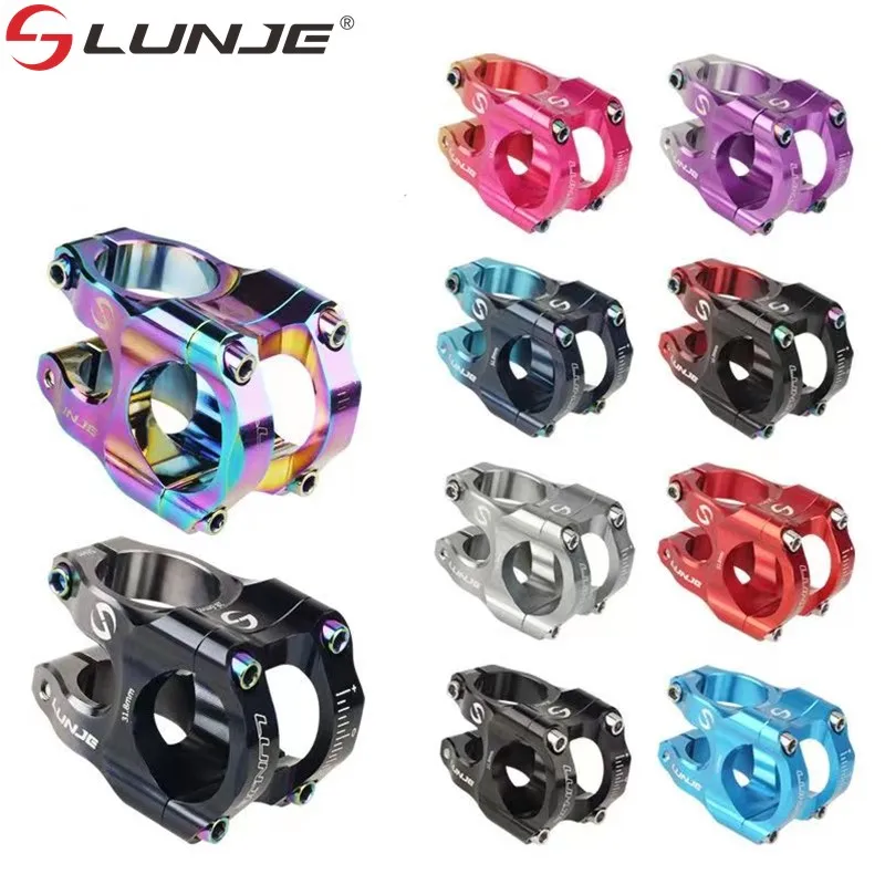 Tige de vélo de route et vtt CNC, pont de vélo de montagne, puissance courte 31.8mm, élévateur d'escalade haute résistance