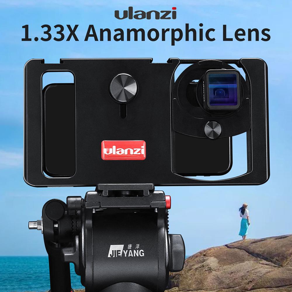Ulanzi 17mm Universel 1.33X Anamorphique Téléphone Lentille pour iPhone Xs Max X Huawei P20 Pro Mate Tournage Cinéma Lentille de Téléphone