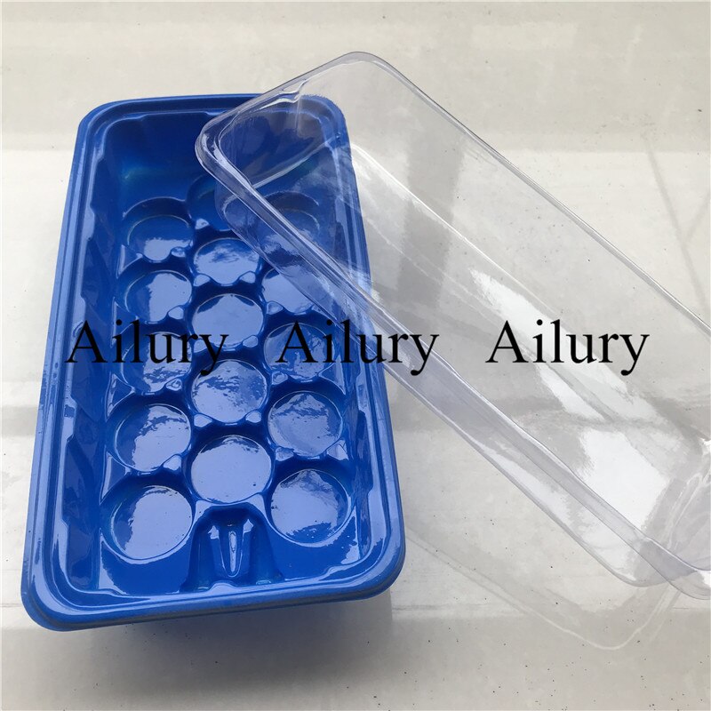 2 Set, Hight Kwekerij Doos Met Transparant Deksel, 15 Hole Doos Kwekerij Potten Zaailing Lade, tuin. Container Pot