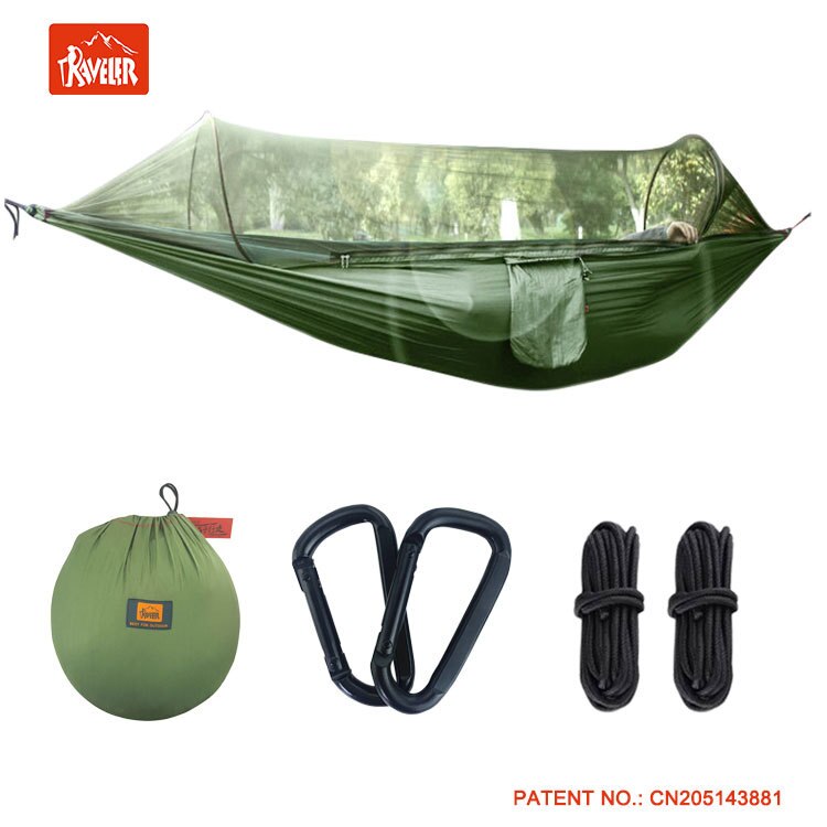 Mosquito Net Hammock Outdoor Swing Sky Tent 250x120cm Anti-mosquito camping Canopy Awning Set Bed Multi-color Optional: as picture J