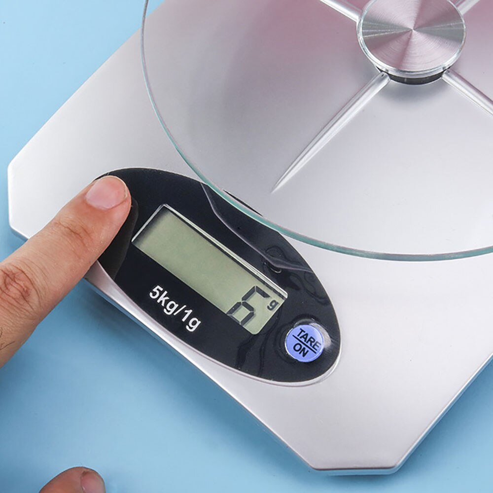 5kg/1g Cake Kitchen Scales Electronic Toughened Glass Pannel digital scale Measuring Weight Housewares Balance Precision Tools
