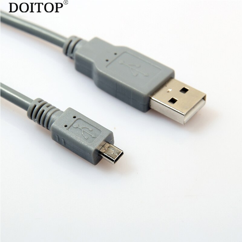 DOITOP USB 2.0 A Male to Mini 8-pin Male 1M Camera Data Cable for Nikon for Sony S650 S700 S730 S750 A900 DSC-W180 W190 S2100