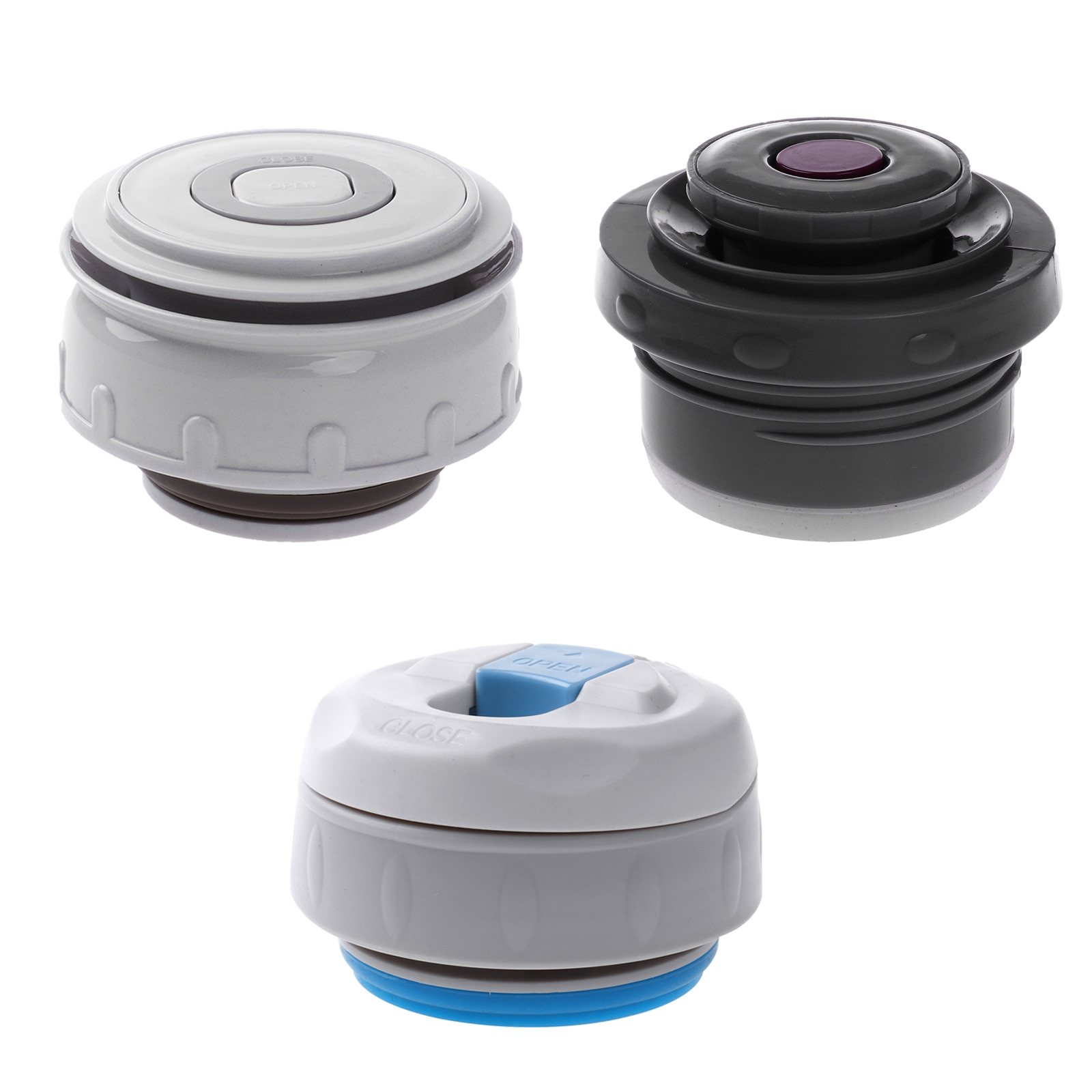 Plastic Universal Vacuum Flask Lid Pot Kettle Cap Cup Lid Accessory Bottle Thermoses Cover Mug Outlet Stopper Travel Vacuum Lid