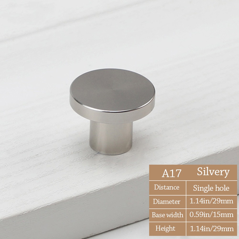 Simple Knurled Cabinet Drawer Knob Round Gold Door Handle Portable Single Hole Furniture Accessories for Home: Gold
