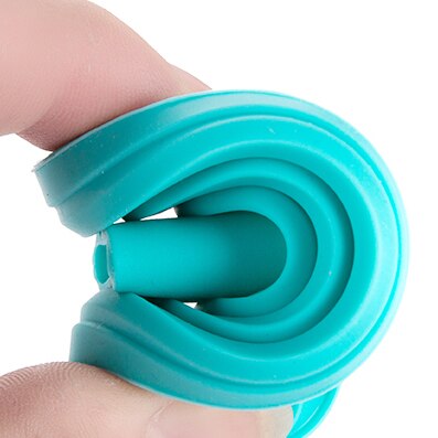 Tolva plegable de silicona portátil, embudo dosificador de silicona, plegable, retráctil, para cuello, 2 uds.