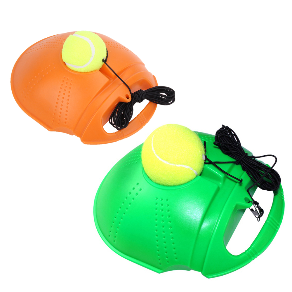 Tennis Trainer Training met riemen Primaire Tool Oefening Tennisbal Zelfstudie Rebound Bal Plint