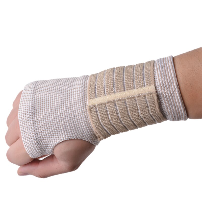 Brace Ondersteuning Hand Polssteun Strap Polyester Hoge Elastische Hand Sfatety Carpaal Tennis Pols Bandage Tunnel Pols Brace: Default Title