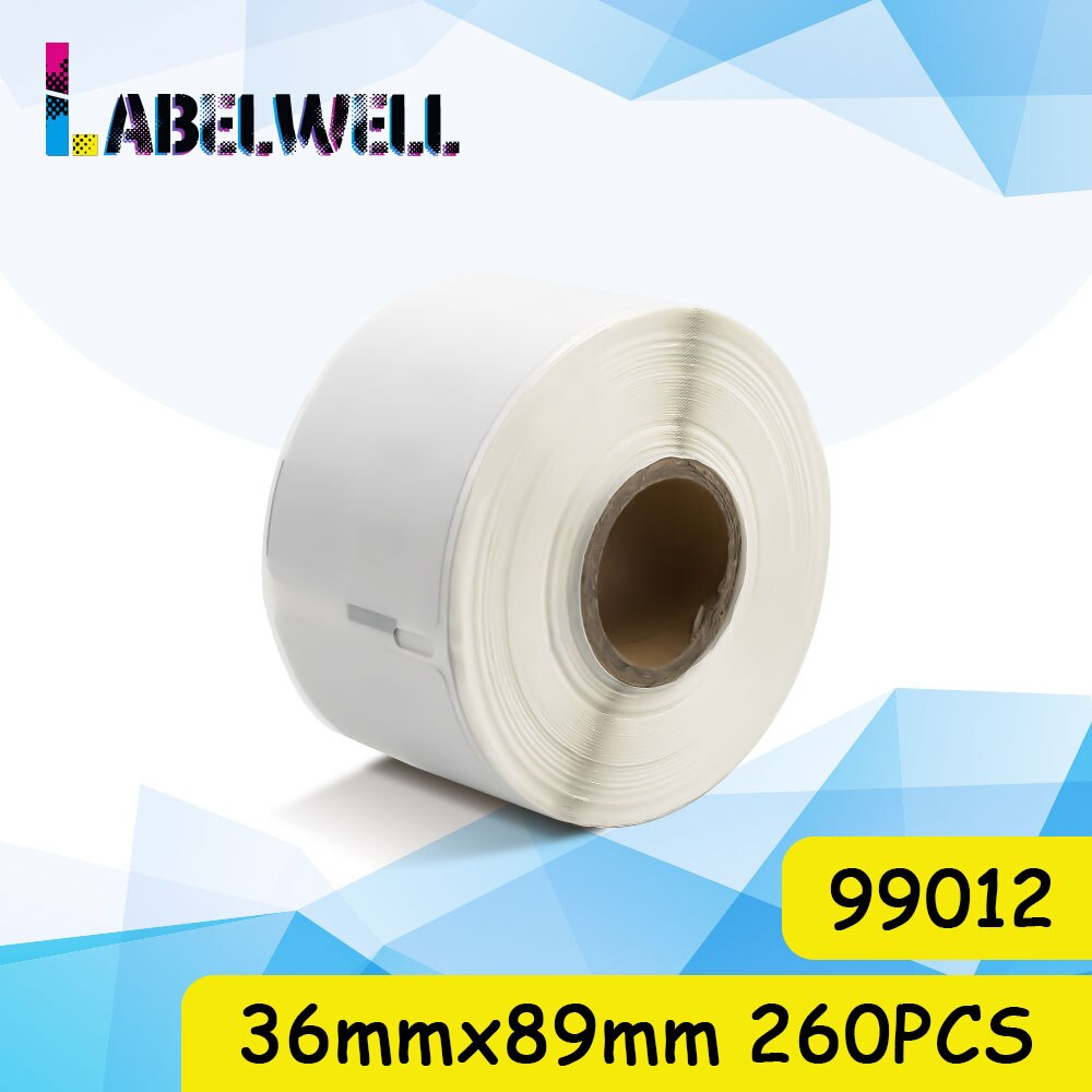 Labelwell 5Rolls 99012 Address Stickers 99010 99014 11352 11355 11354 Labels For Dymo Labelwriter 450 Label Maker 450 Twin Turbo: 1Roll 99012 260pcs