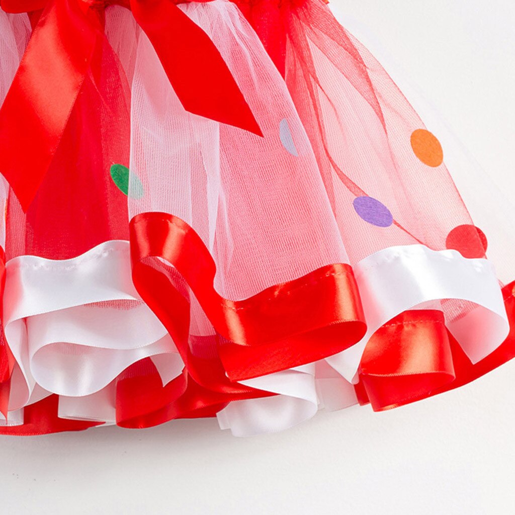 Jupe Tutu de noël pour enfants filles | Avec épingle à cheveux, Costume de princesse pour petites filles, robe de bal d'anniversaire,