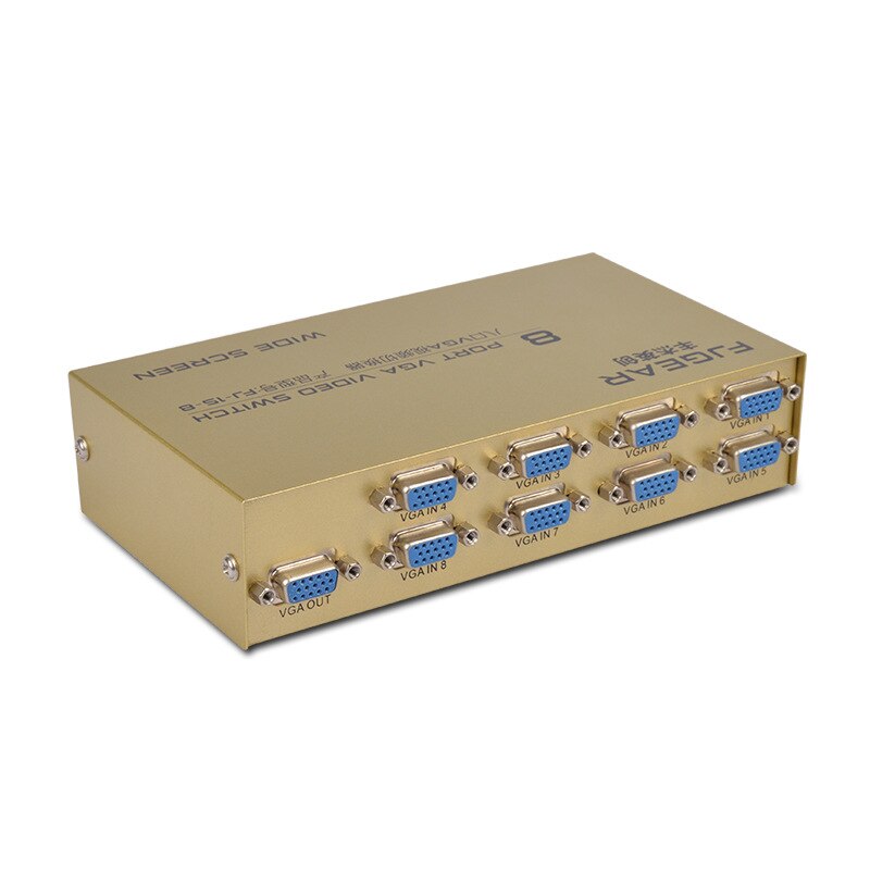 8 Port vga switch VGA VIDEO SWITCH KVM Switch 8 Port VGA SVGA Video HD Signal Amplifier Booster Splitte
