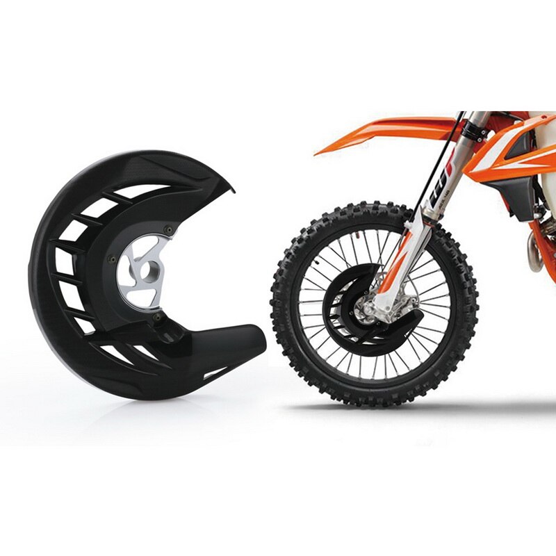 Moottoripyörän etujarrulevyn suojus ktm 125 150 250 300 450: Musta