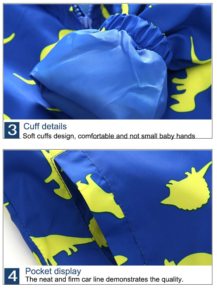 Chaquetas con estampado de dibujos animados para niños, chaqueta fina con capucha Anti-UV a prueba de viento para exteriores, abrigo transpirable de secado rápido para bebés, novedad