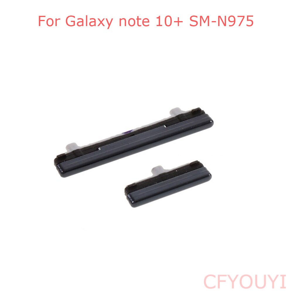 2 Teile/satz Seite Schlüssel Energie und Volumen Tasten Für Samsung Galaxis Hinweis 10 + Plus N975