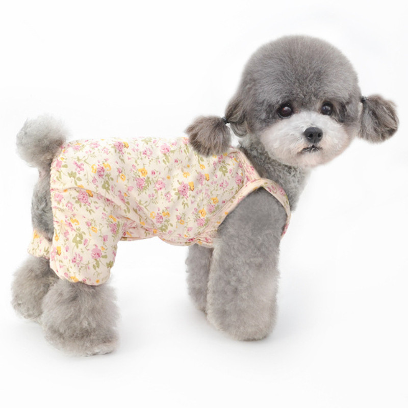Meisje Hond Kleding Jumpsuit Zomer Vrouwelijke Hond Kleding Pyjama Overalls Nachtkleding Puppy Kostuum Kleine Hond Kleding