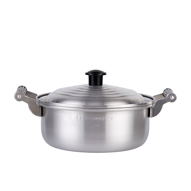 Silver Soup Pot Aluminum Alloy Non-stick Milk Pot Stockpot Cooker Salad Instant Noodle Bowl Kitchen Cooking Tools: 20cm