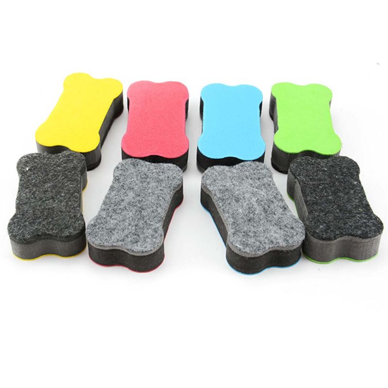 24 Pack Bone Magnetische Whiteboard Droog Gummen Marker Cleaner Veeg Voor Home Klaslokaal Kantoor Schoolbenodigdheden Briefpapier P9YA