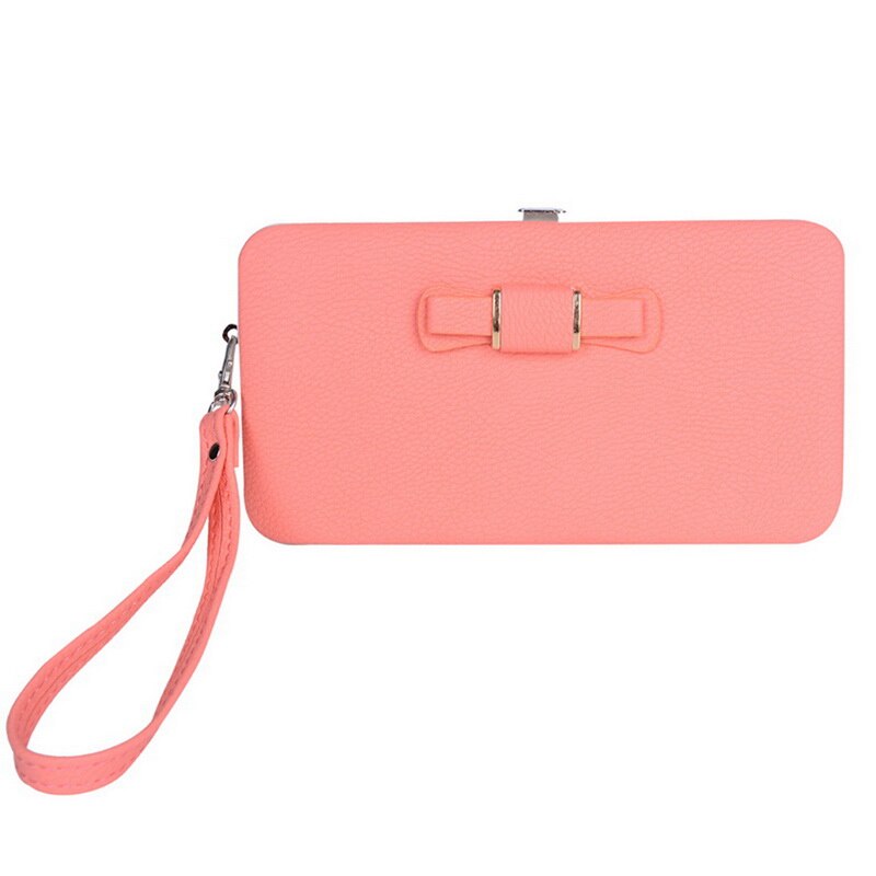 Wallet Female Women's Wallet Snap Coin Purse Phone Bag Bow Multi-card Bit Card Holder Purse Women Luxury Mujer: 8