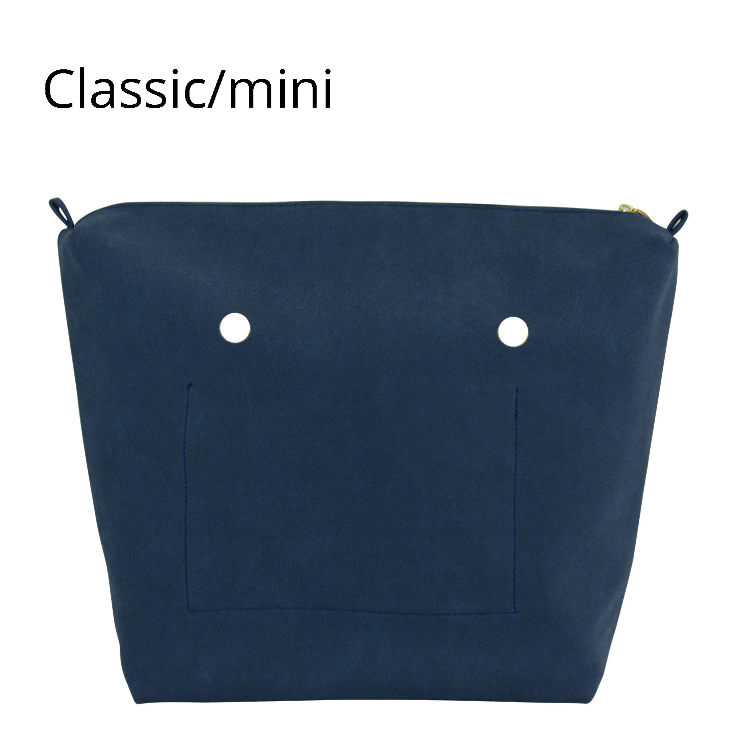 PU Lining Waterproof Nubuck Frosted Leather Zipper Inner Pocket for Obag Classic Mini orga Insert for O BAG Women Bag