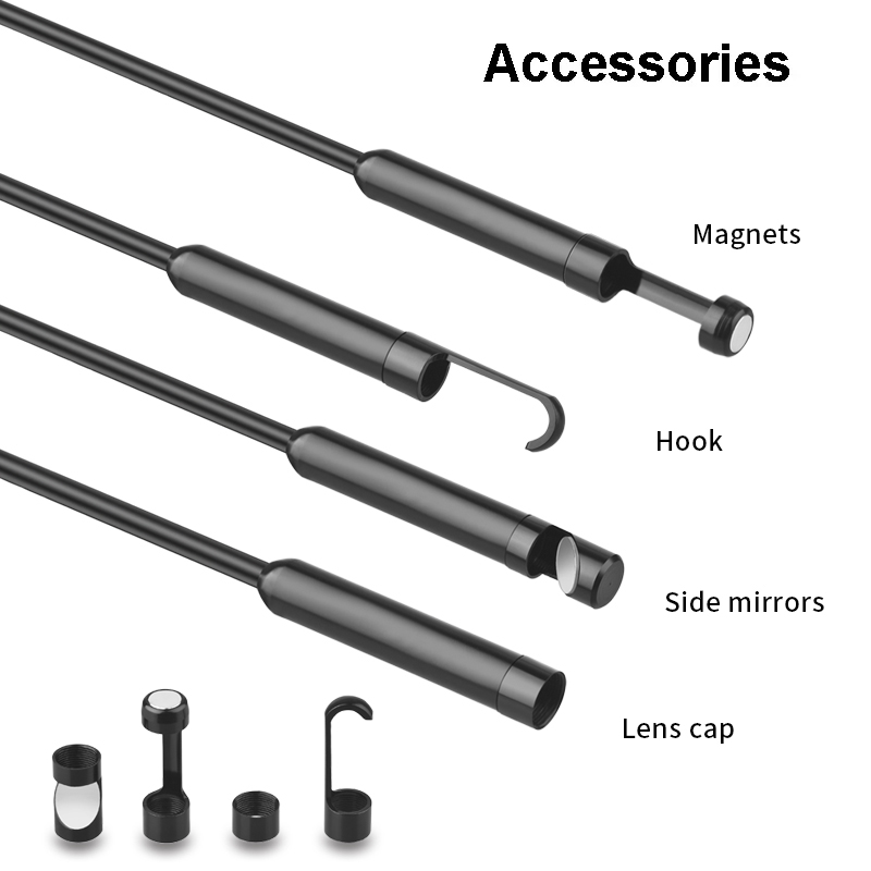 Caméra endoscopique IP68 pour téléphone portable Android, lentille touristique, tuyauterie d'égout, smartphone, iPhone, type C,