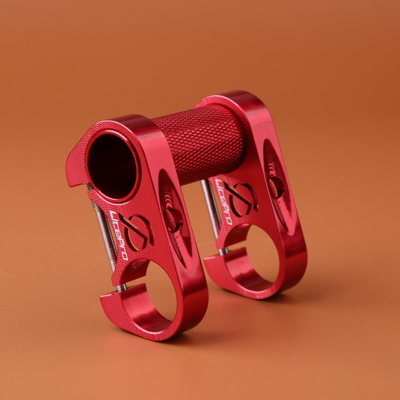 Bicycle Double Stem Riser Bicycle Handlebar Extension Adjustable Double Stem Folding Bike Stem Bicycle Handlebar Stem Extender: Red