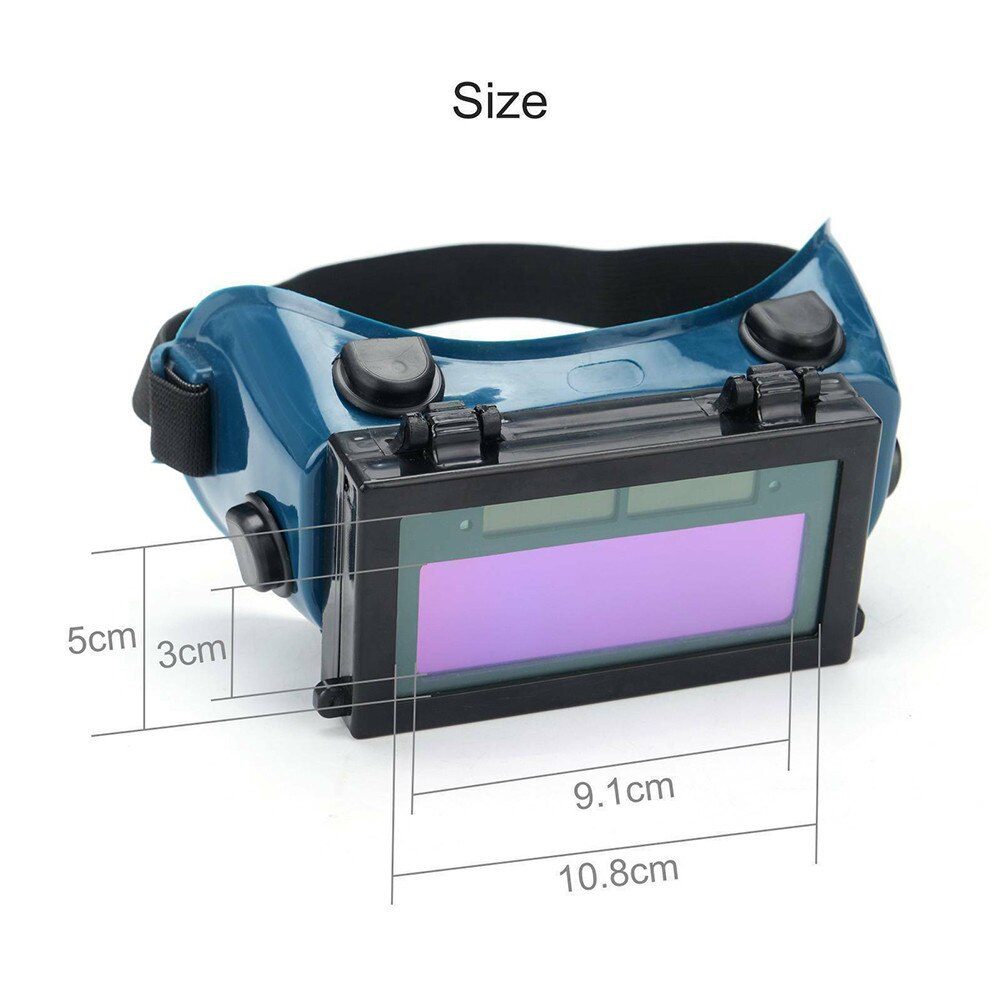 LCD Auto Darkening Welding Goggles Solar Powered Welding Glasses Multifunctional Eyeshade Eyes Protective Tools