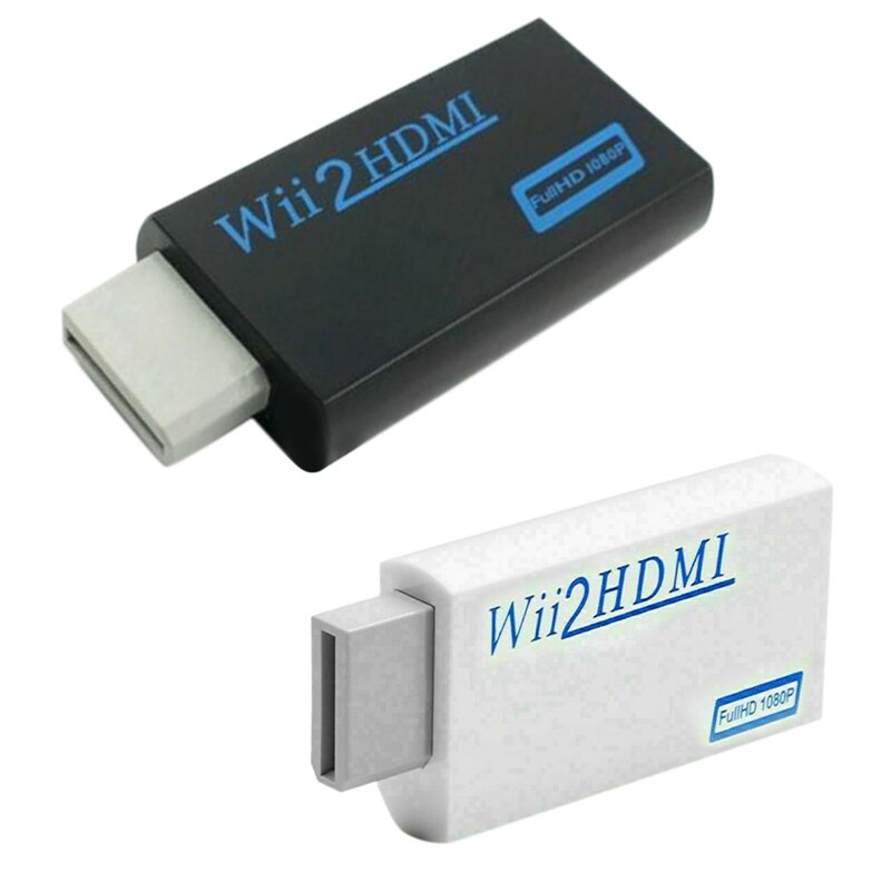 Bærbar til wii til hdmi wii 2 hdmi full hd konverter o output adapter tv