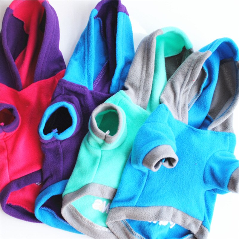 Sweats à capuche solides pour chiens, vêtements pour animaux de compagnie pour petits chiens, manteaux pour chiots, vestes, sweat-shirt pour chihuahua, costume pour chien et chat, tenues en coton pour animaux de compagnie